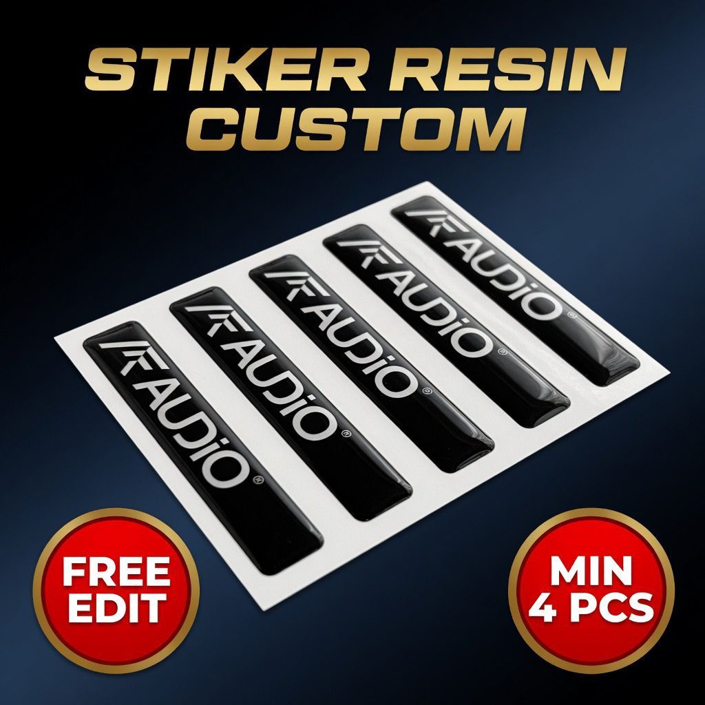 Stiker Timbul Resin stiker 3D Custom Emblem