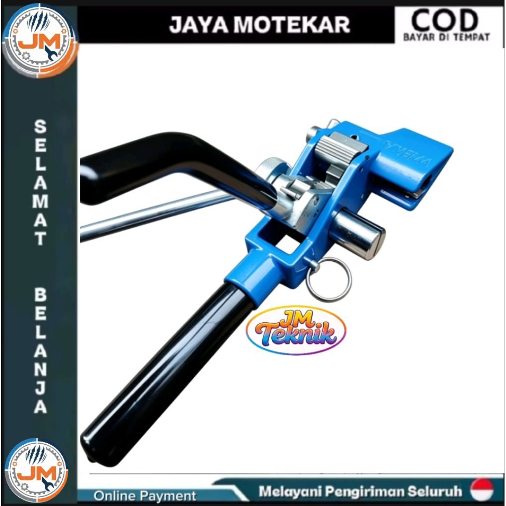 Alat Pengikat Tali Baja WEKA – Plat Steel Tensioner Ratchet 3–25 mm | Klem Banding Pengencang Sabuk 