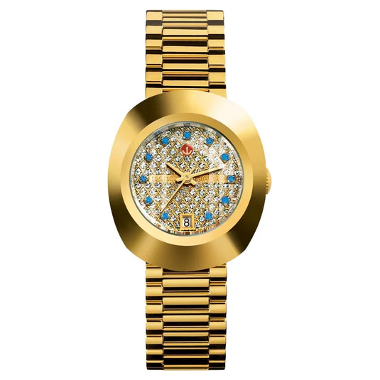 JAM TANGAN WANITA RADO R12416393 ORIGINAL GOLD GARANSI RESMI
