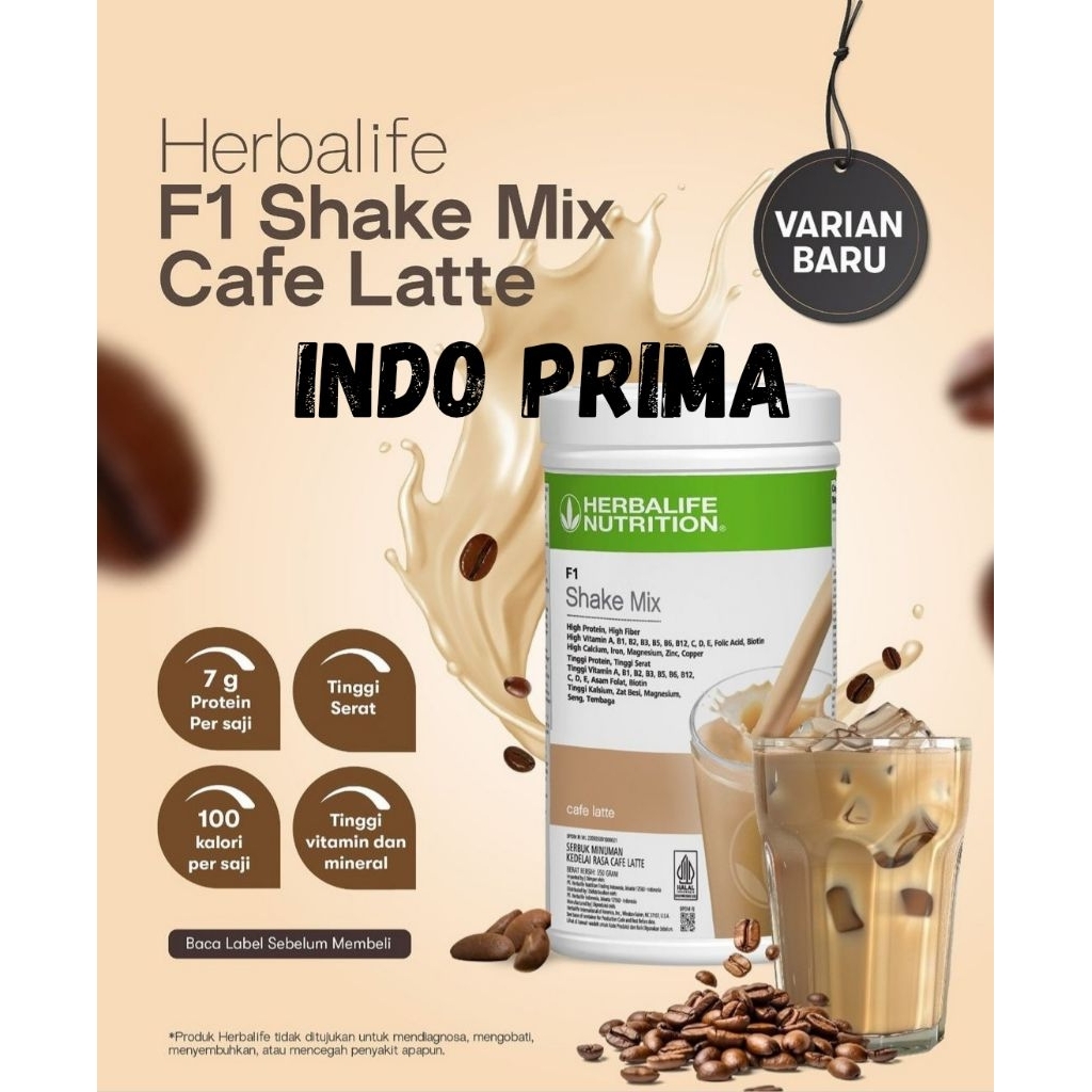 Herbalife Shake Mix 550g - Nutrisi Lengkap, Rasa Vanilla & Coklat