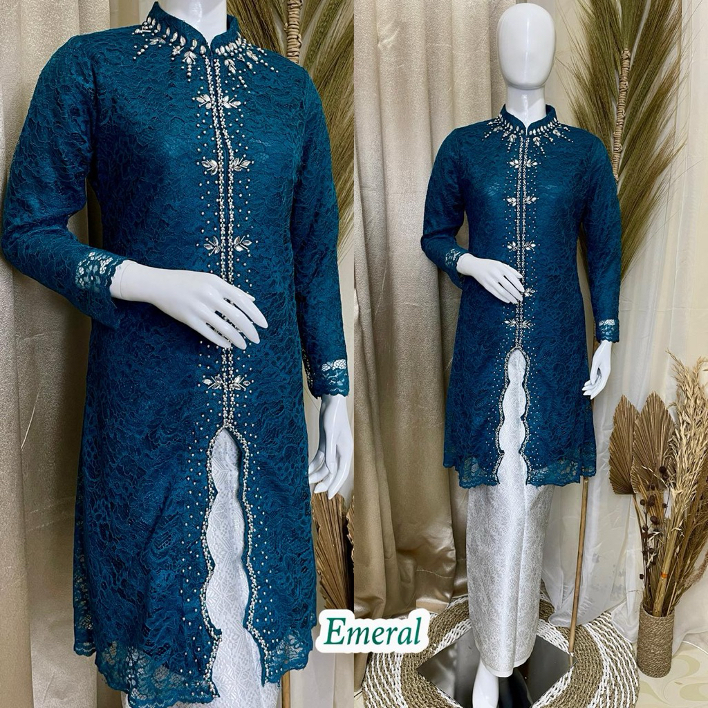 atasan kebaya Brukat model zig-zag TDY KEBAYA JAKARTA