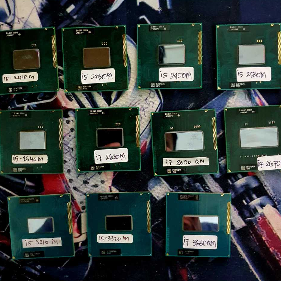 processor laptop core i3 3110m core i5 2450m core i7 2670QM Soket RPGA989