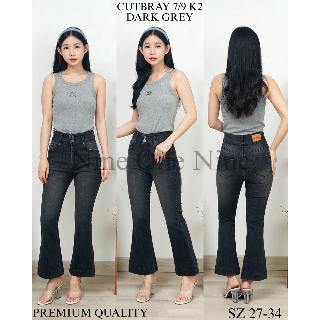 JEANS CUTBRAY 7/9 JEANS WANITA