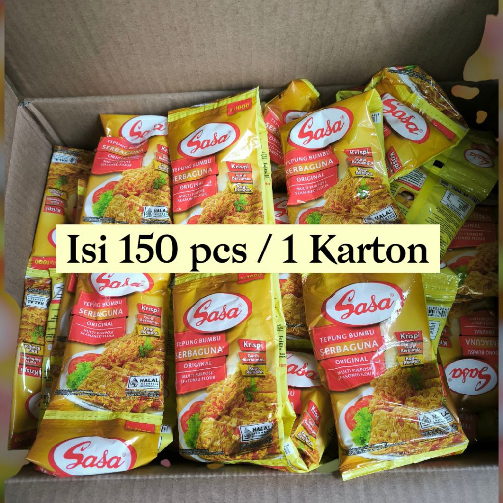 TEPUNG SASA SERBAGUNA 1 KARTON 150 PCS