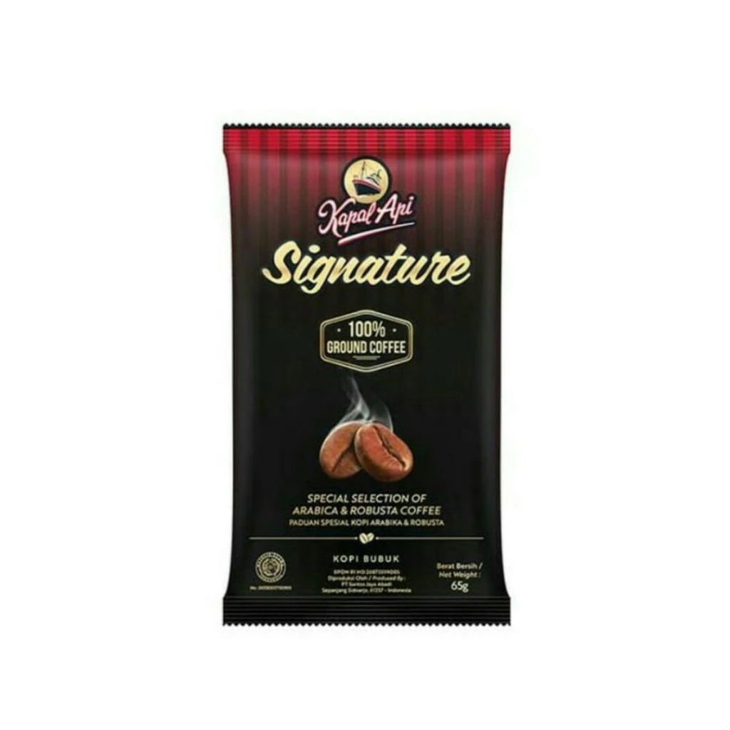 Kopi Instan Kapal Api 65 Gram - Kopi Aroma Harum, Mudah Dibuat, Kemasan Praktis