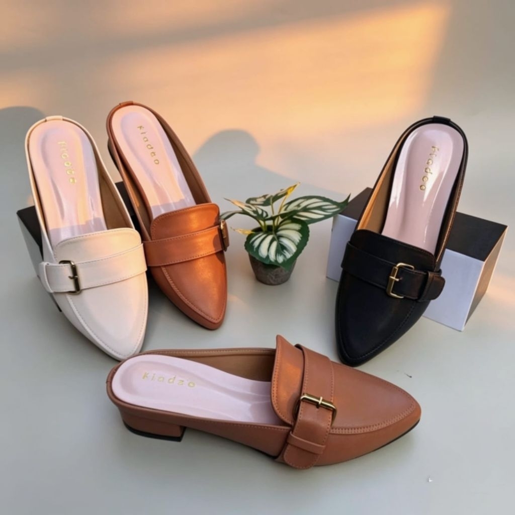 Sandal selop wanita hak sendal Hells fld matahari