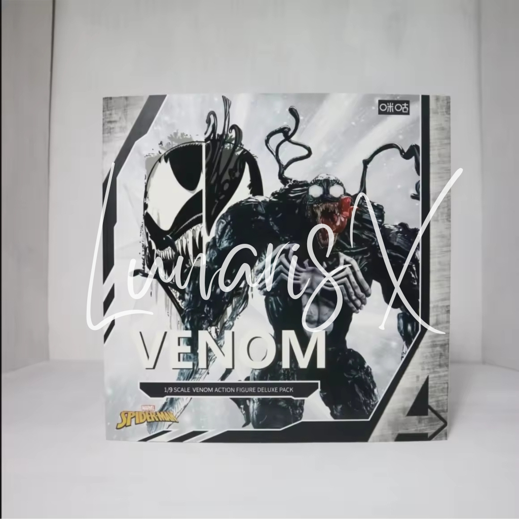 Migu MW Culture Marvel Villian Venom Spiderman Deluxe Original Action Figure