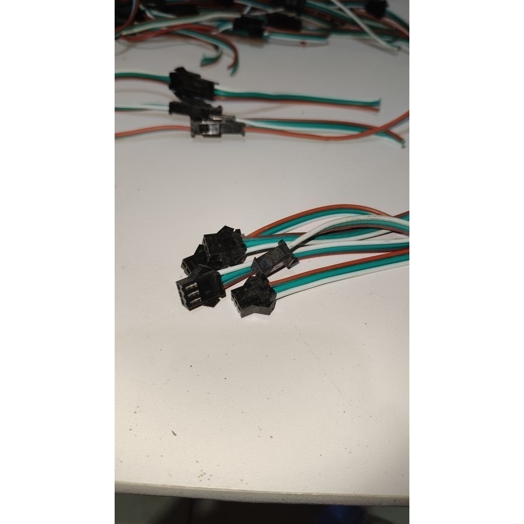 Kabel Konektor 3 Pin Male Female Fleksibel dan Serbaguna untuk LED