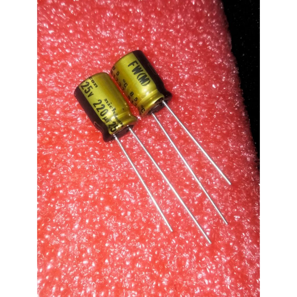 ELCO NICHICON 220UF 25V NICHICON FW AUDIO SERIES 220UF 24V