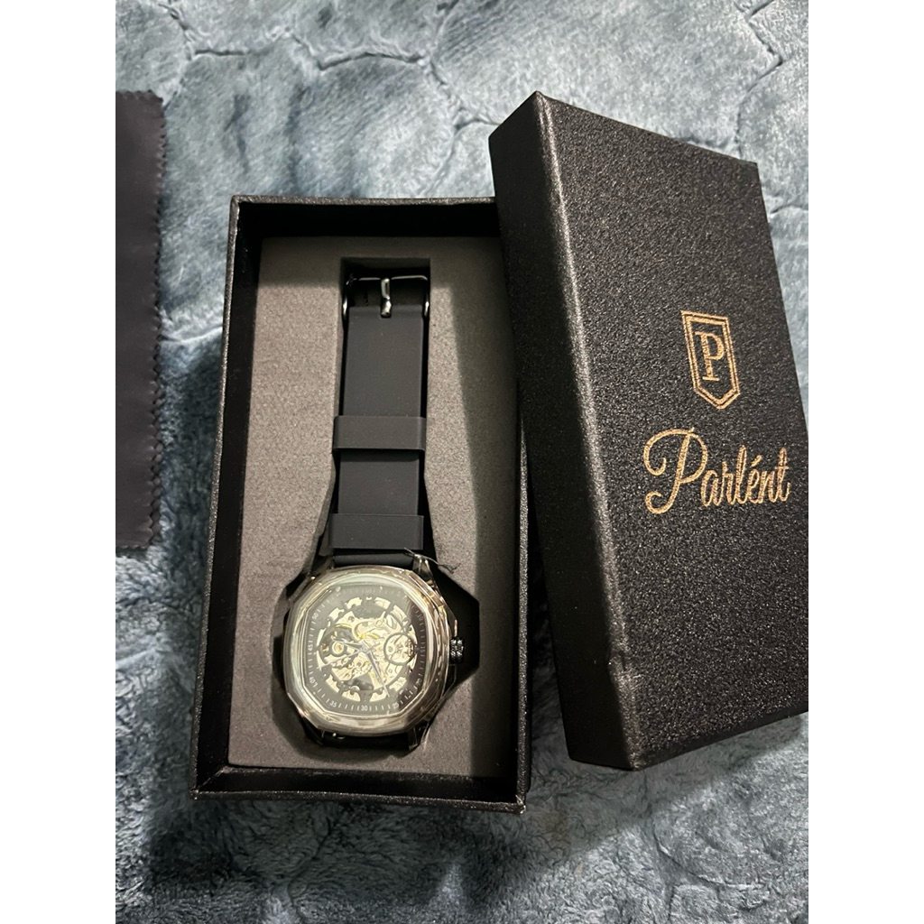 Parlent Gallant Lite - Jam Tangan Pria 42mm, Automatic Movement, Waterproof 5ATM (50M), Polycarbonat
