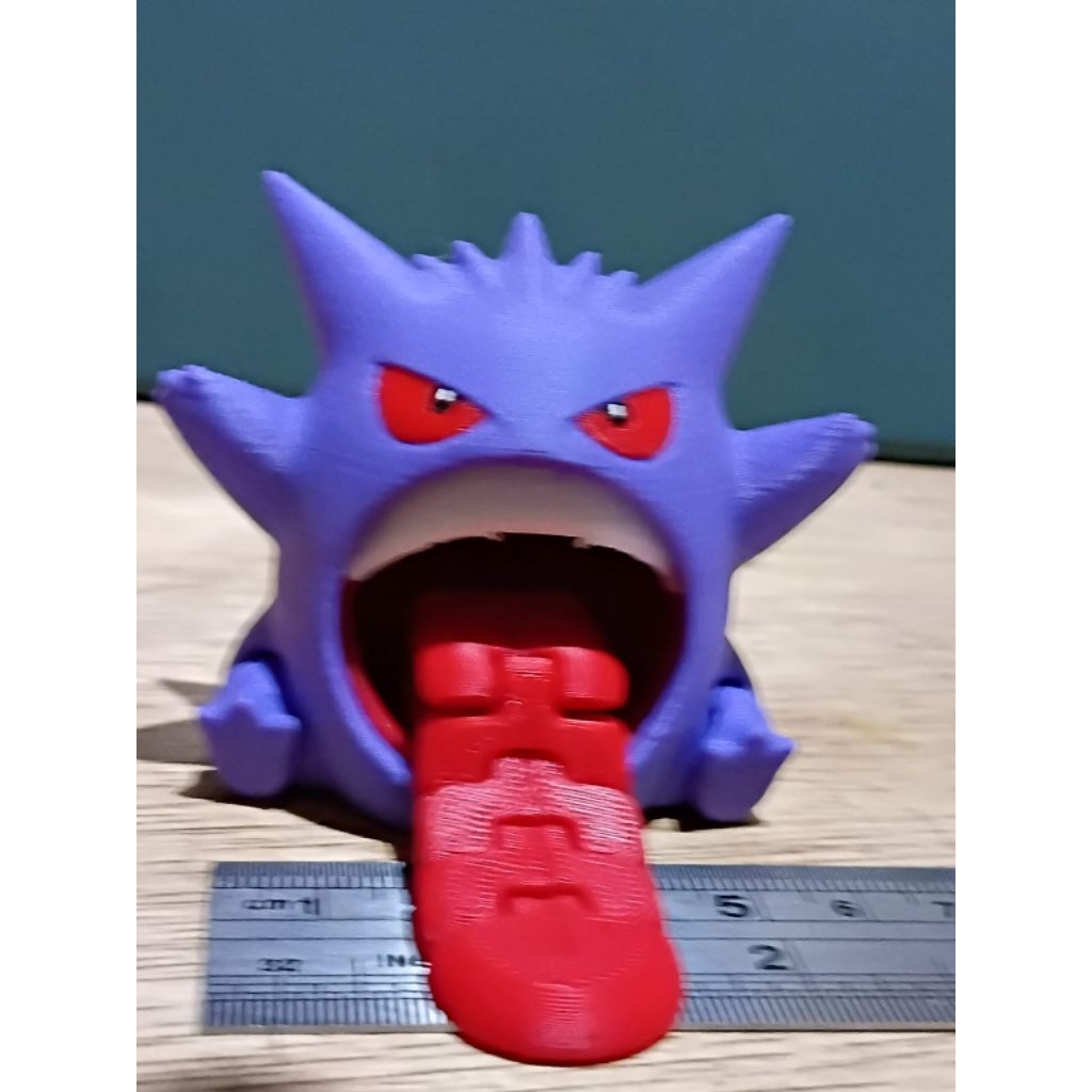 Action Figure Pokemon Gengar Lidah