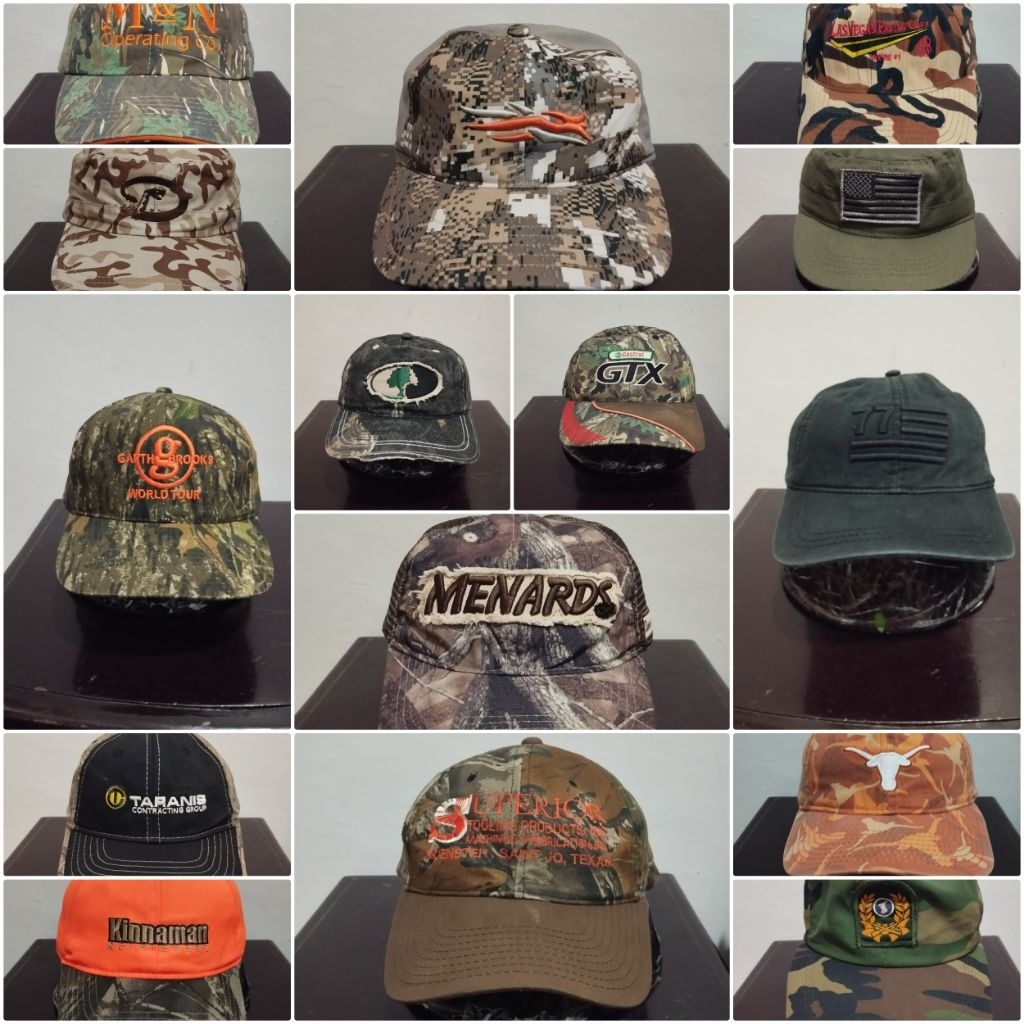 Topi Bekas Preloved Army Camo Outdoor Realtree Murah Meriah