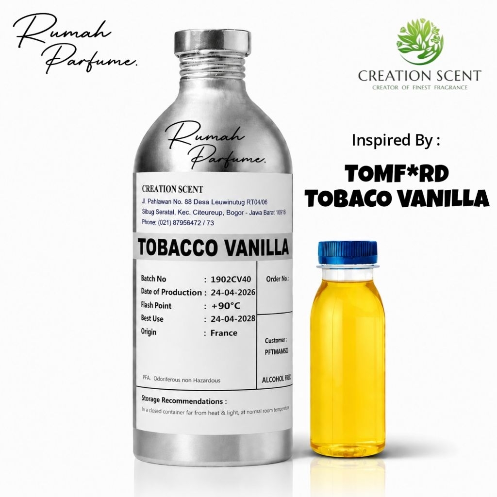 TOBACO VANILLA | CREATION SCENT REPACK 100% MURNI