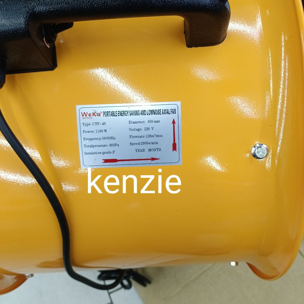axial fan 16" blower weka 16"