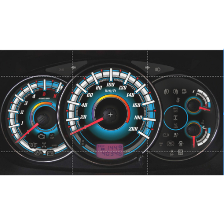 Custom Speedometer Mobil Pajero/Triton
