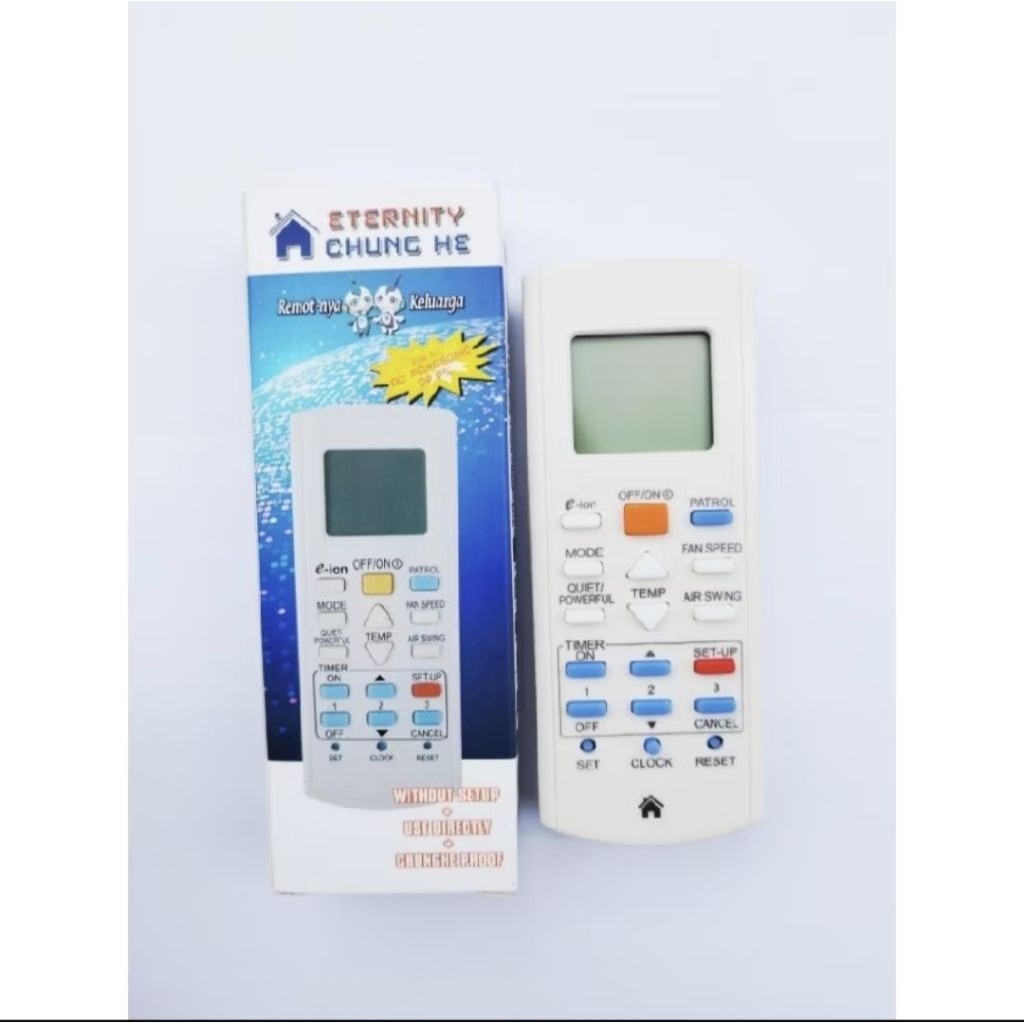 REMOTE AC PANASONIC MULTI CHUNGHE REMOT REMMOT AC PANASONIC MULTI UNIVERSAL AC PANASONIC REMOTE MULT
