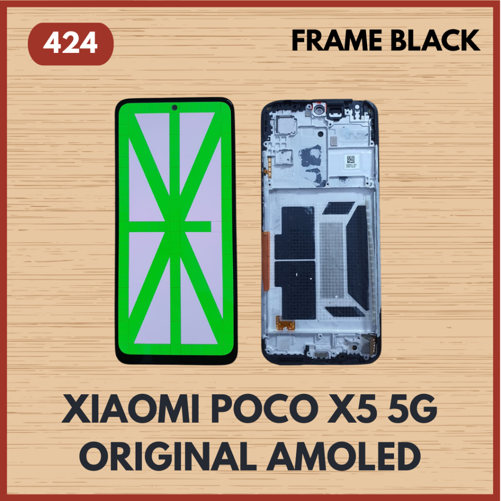 LCD FRAME XIAOMI POCO X5 5G / REDMI NOTE 12 4G ORIGINAL COPOTAN AMOLED