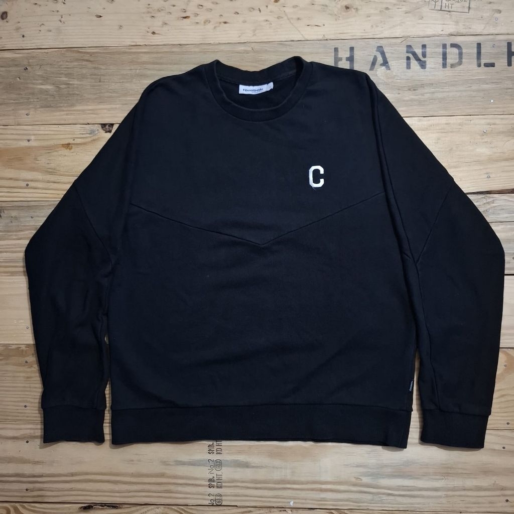 Crewneck Reebok x Covernat Crenwck Hitam