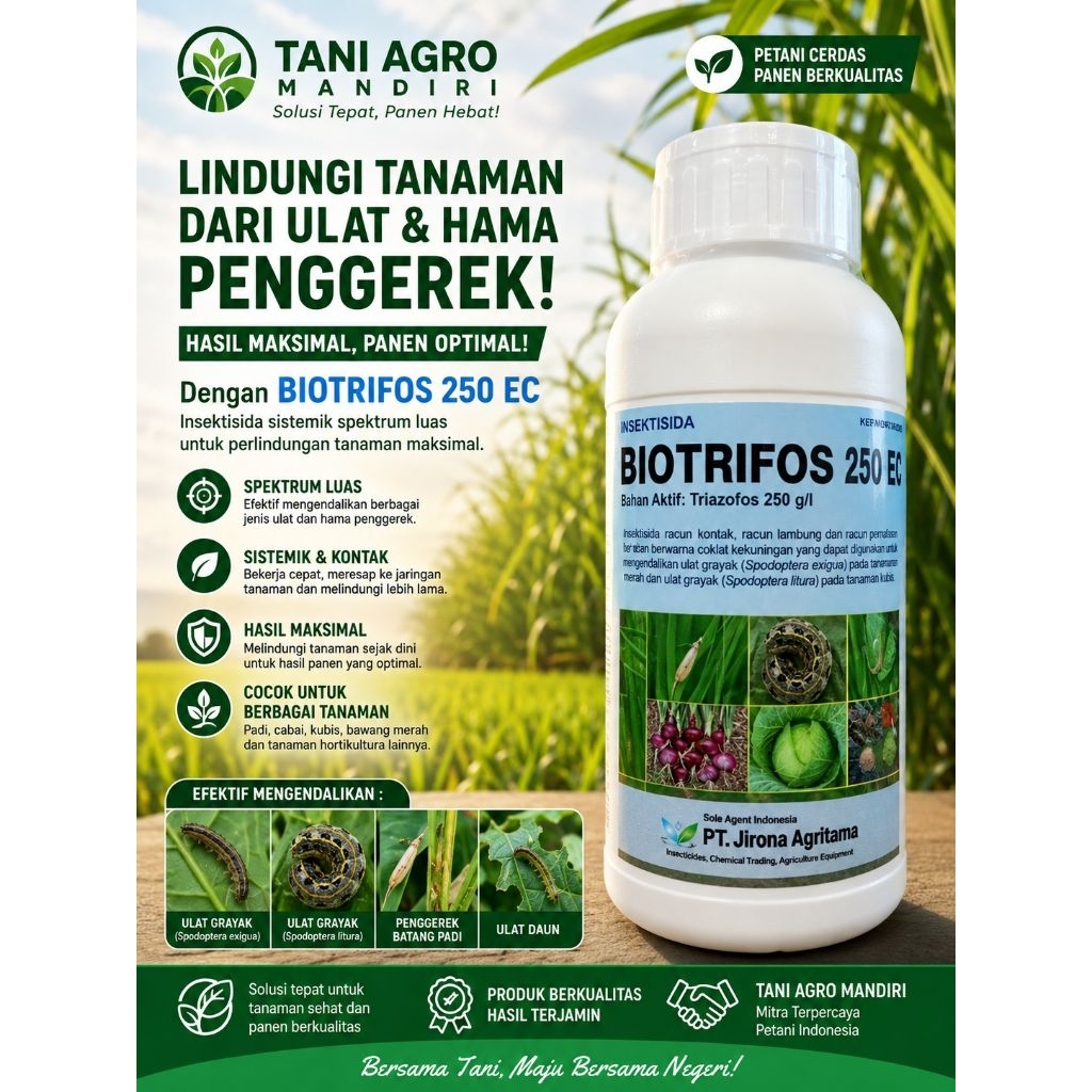 BIOTRIFOS 250SC INSEKTISIDA ULAT DAN LALAT BUAH