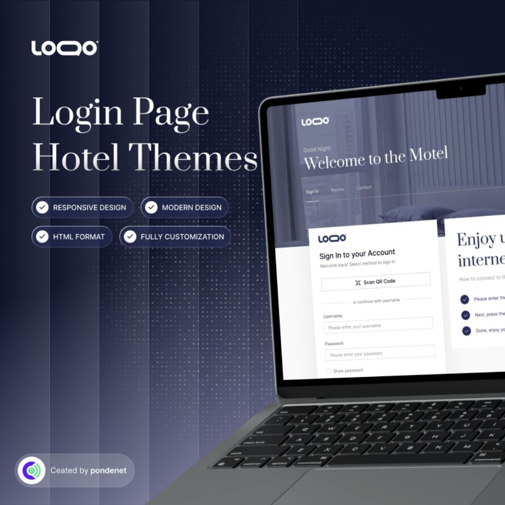 login page hotspot hotel