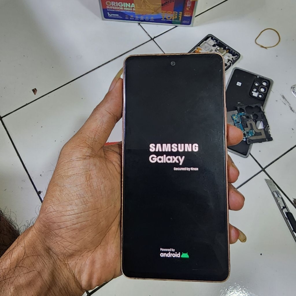 Lcd samsung a53 orijianl copotan