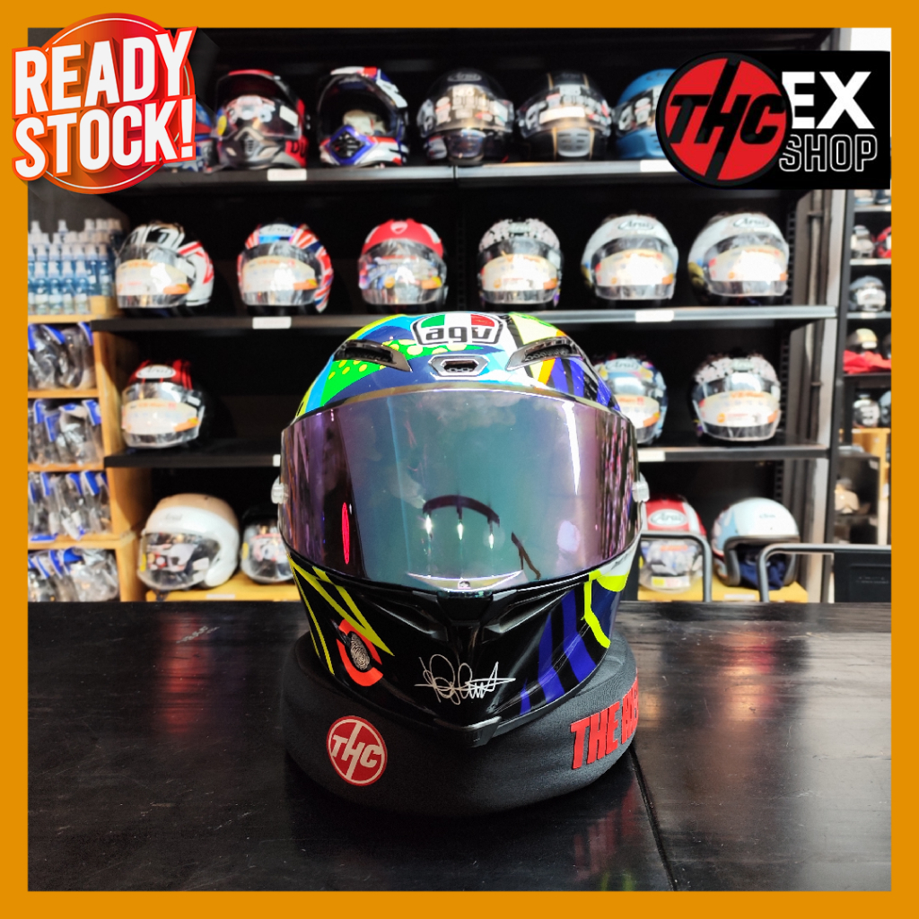 HELM AGV PISTA GPRR ROSSI WINTERTEST 2020 SIZE XL EURO 2ND FULL FACE HELMET SECOND
