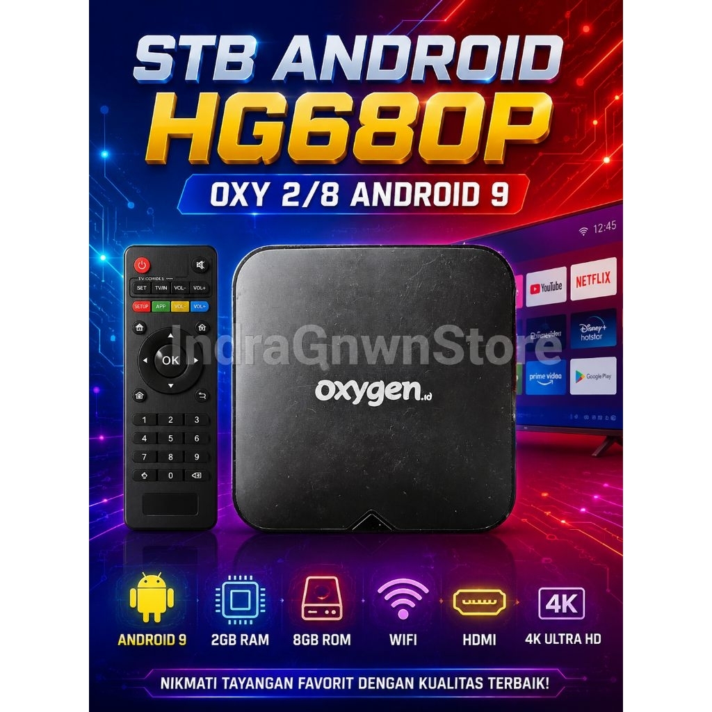 STB Android oxygen hg680p Android 9