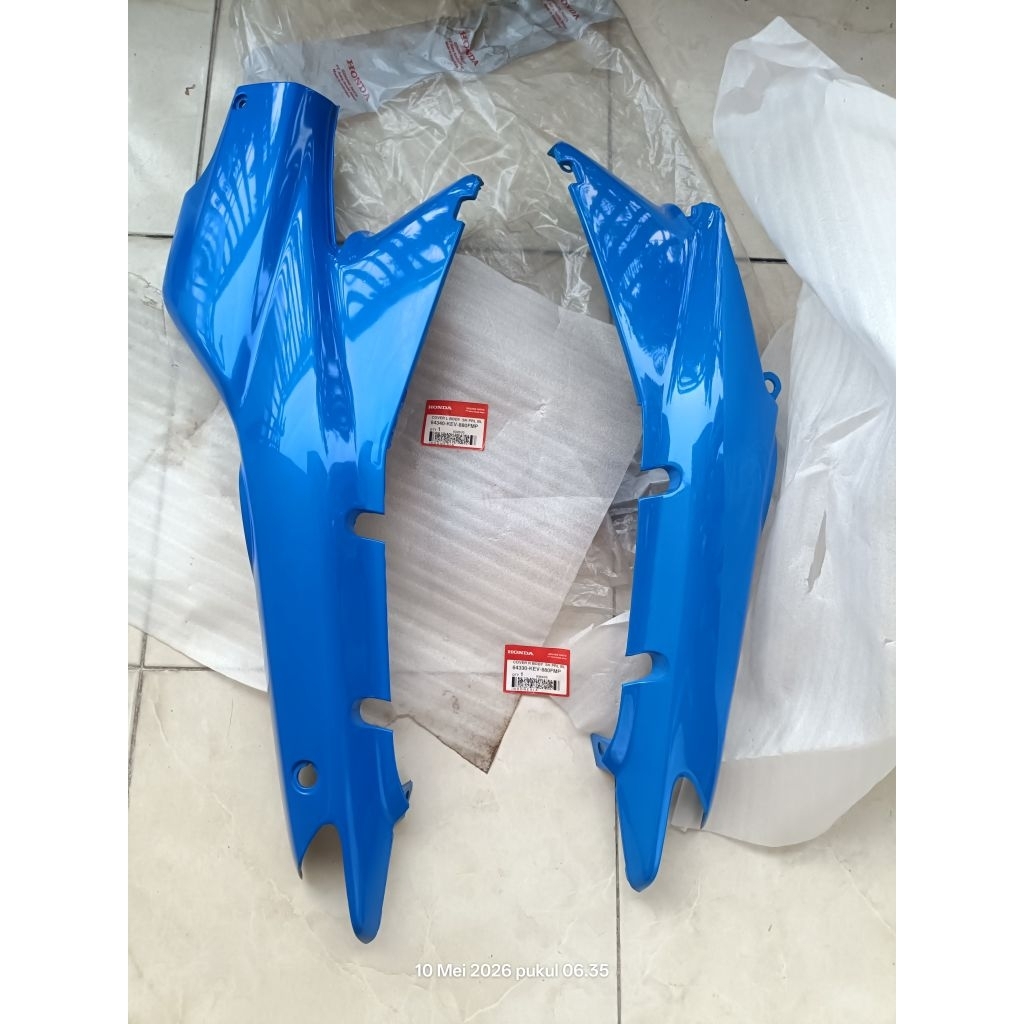 cover bodi body belakang kanan kiri Honda Astrea Supra X XX V  original AHM 64330 64340 KEV 880 FMP