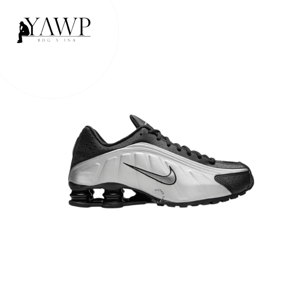 shox r4 black grey
