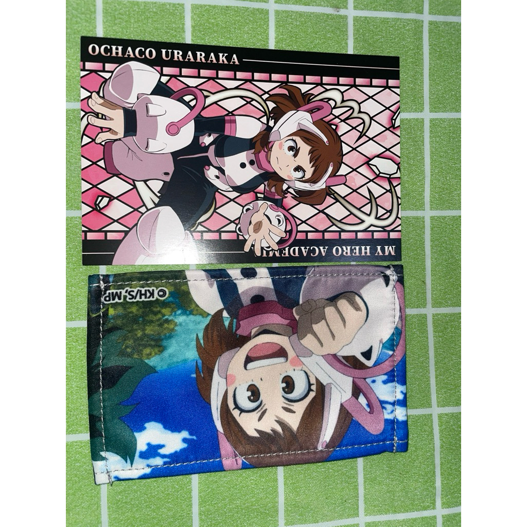 official merch uraraka ochako postcard my boku no hero academia bnha mha ochaco ichiban kuji