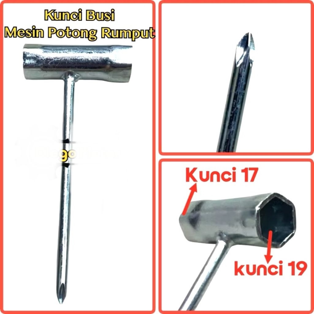 Kunci Busi Mesin Potong Rumput 328 Kunci busi mesin pemotong rumput BG328
