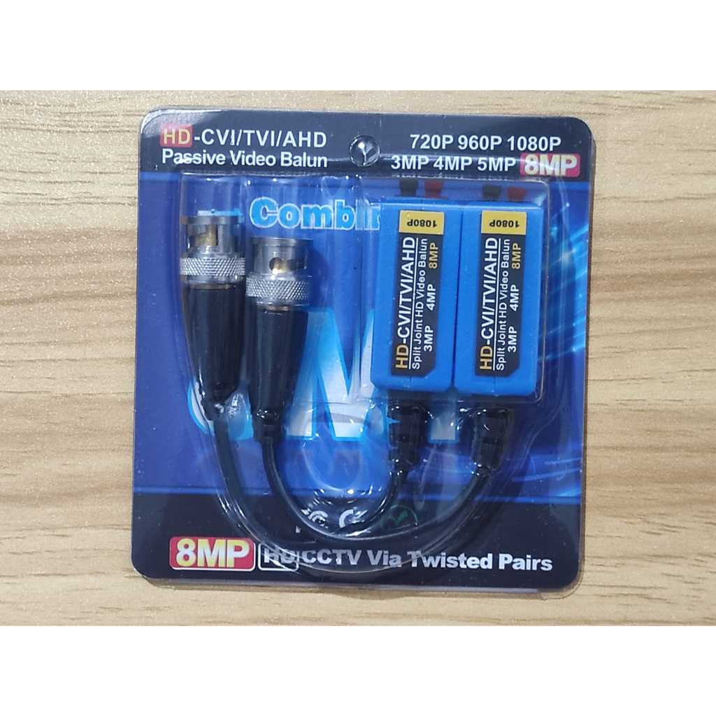 Video Balun CCTV 8 MP / Passive Balun 8MP Video Balun