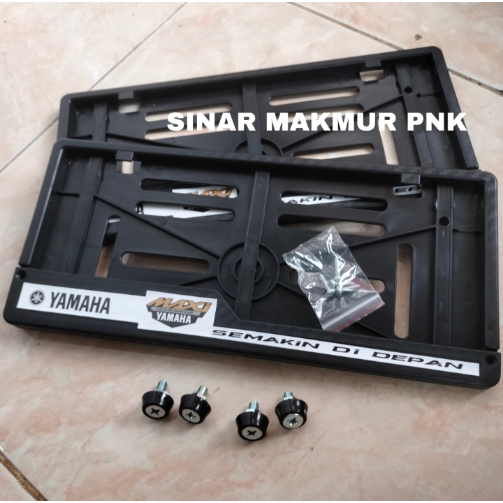 plat nomor motor list maxi putih yamaha tempat plat nomor motor / plat maxi putih