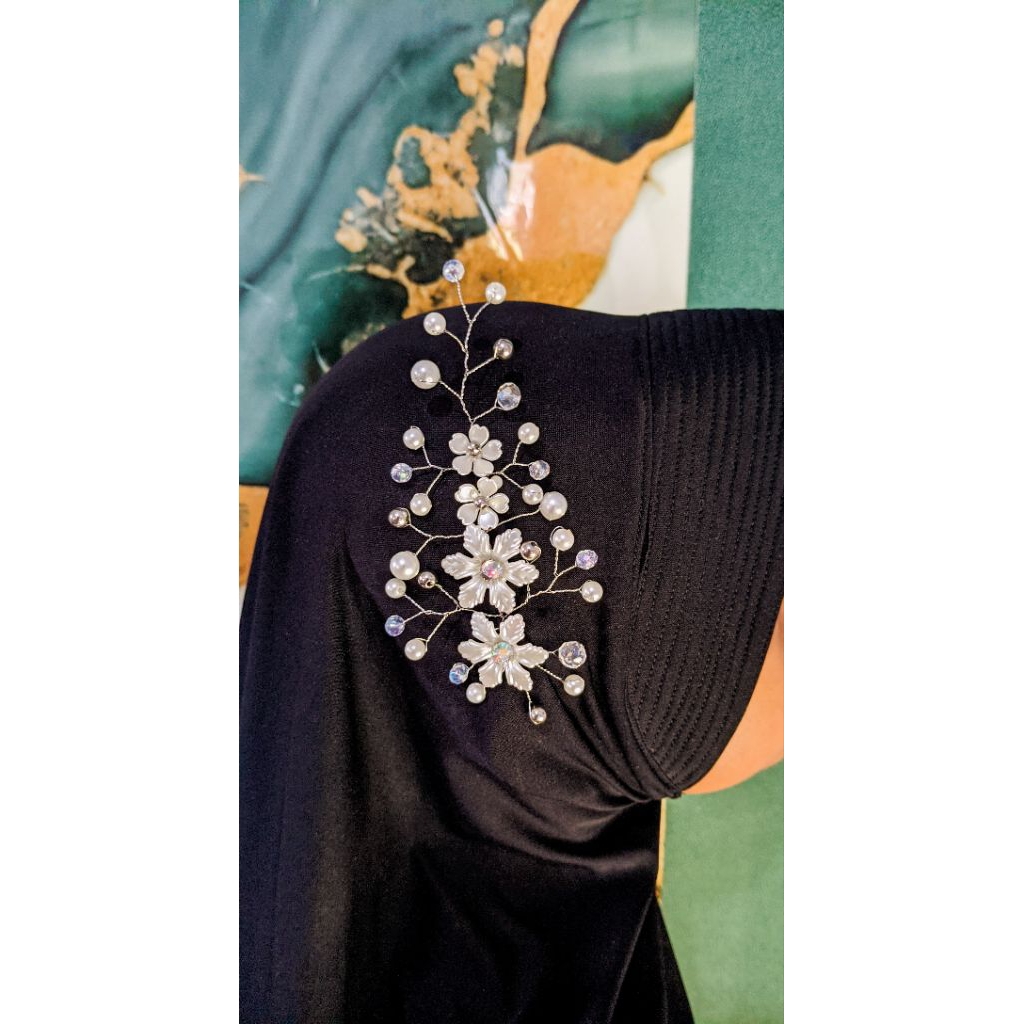 Headpiece hijab kekinian||aksesoris hijab/kepala modern