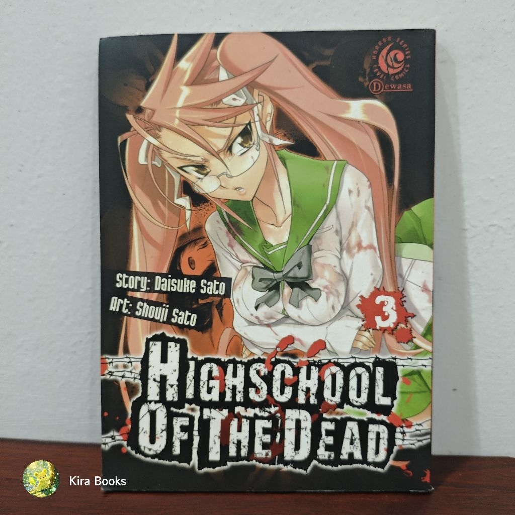 Komik Highschool of the dead Original Vol 3 (preloved)