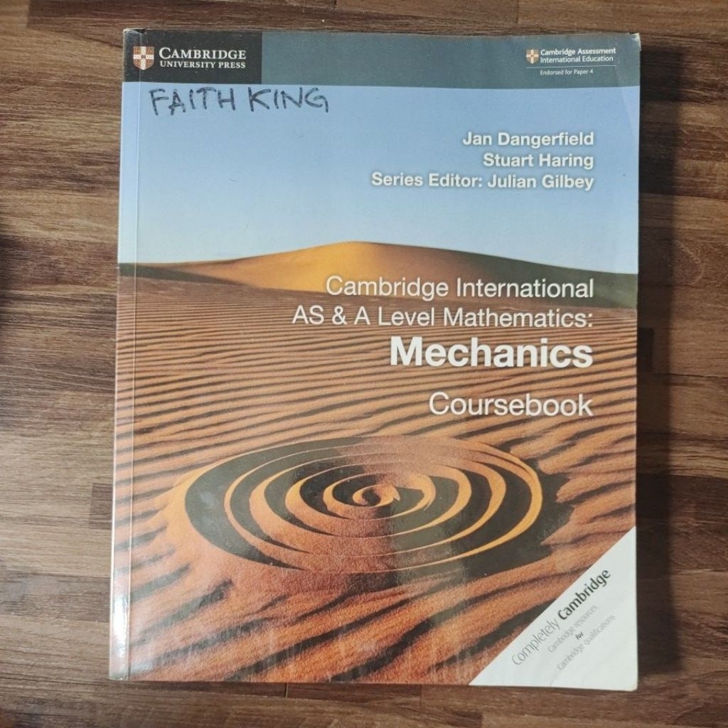 Cambridge International AS & A Level Mathematics:
Mechanics

Coursebook