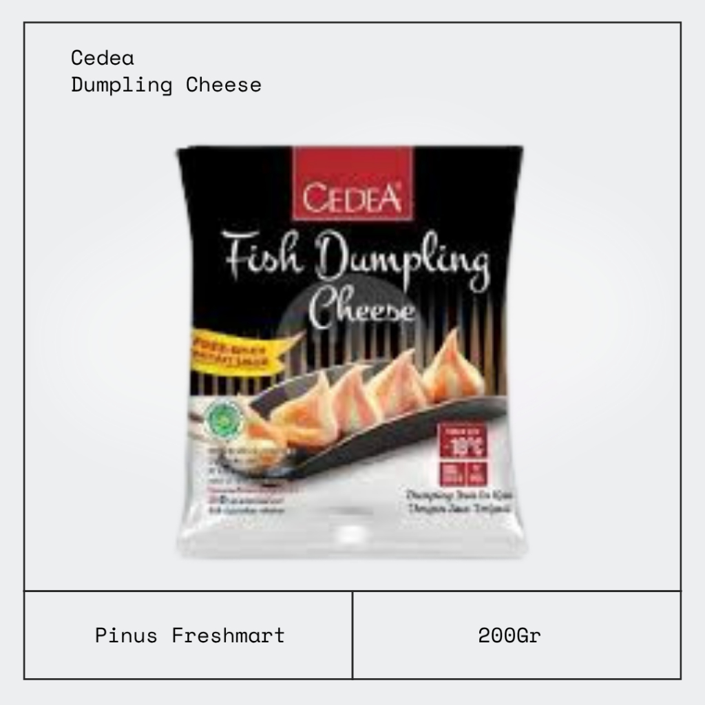 Cedea Dumpling Cheese 200gr Isi 10 / Cedea Dumpling Keju