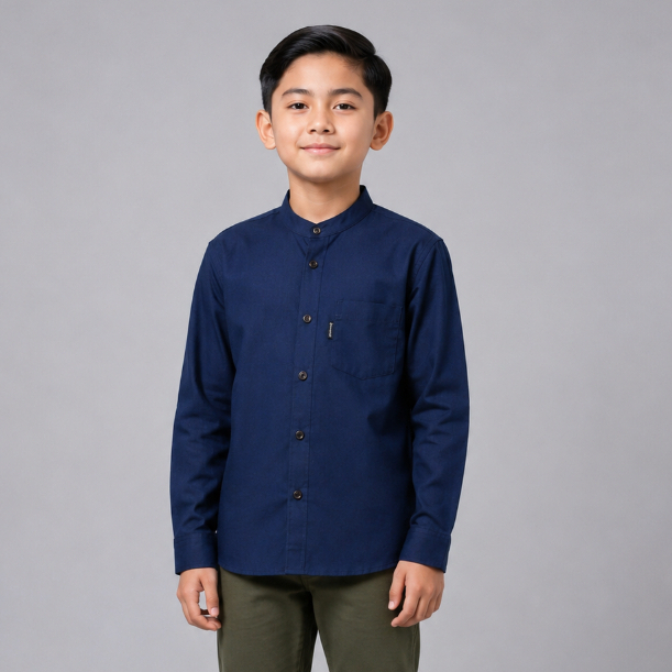 Baju Kemeja Koko Ayah dan Anak SD SMP Katun Madinah Baju Koko Kopel