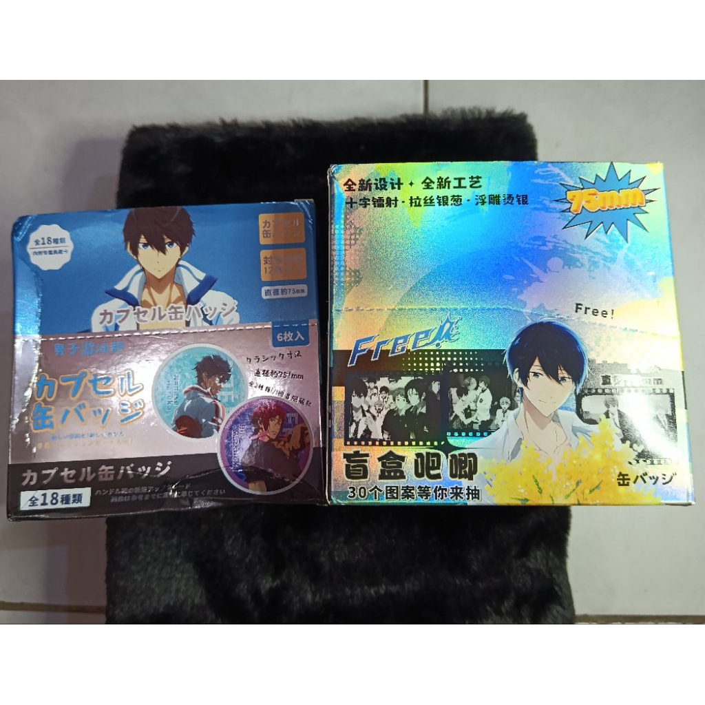 Anime Merch Free Pin Badge