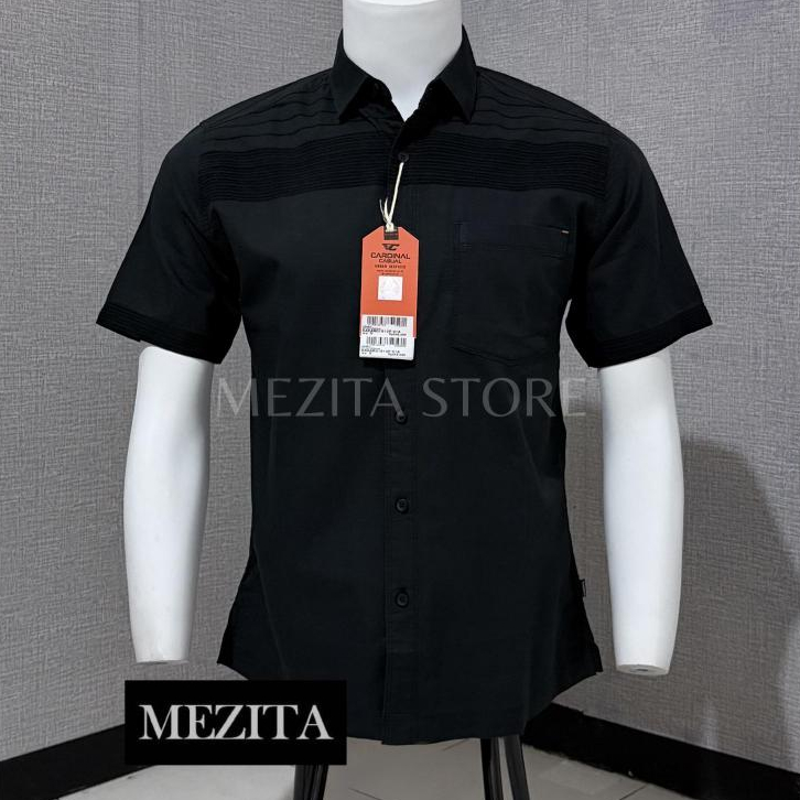 Kemeja Pria Cardinal Casual 1912 Hitam