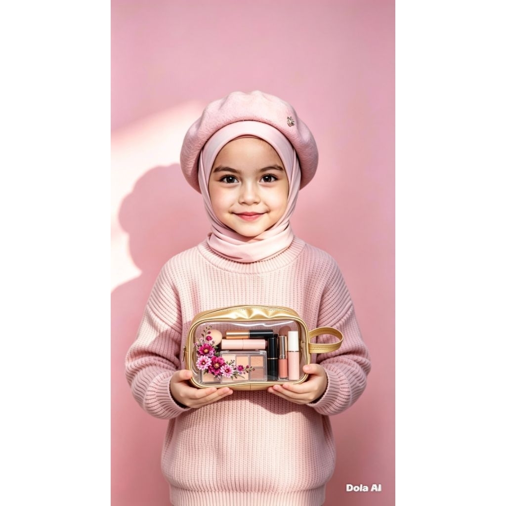 [ BRH ] POUCH KOSMETIK - TAS KOSMETIK - POUCH MIKA TRANSPARANT