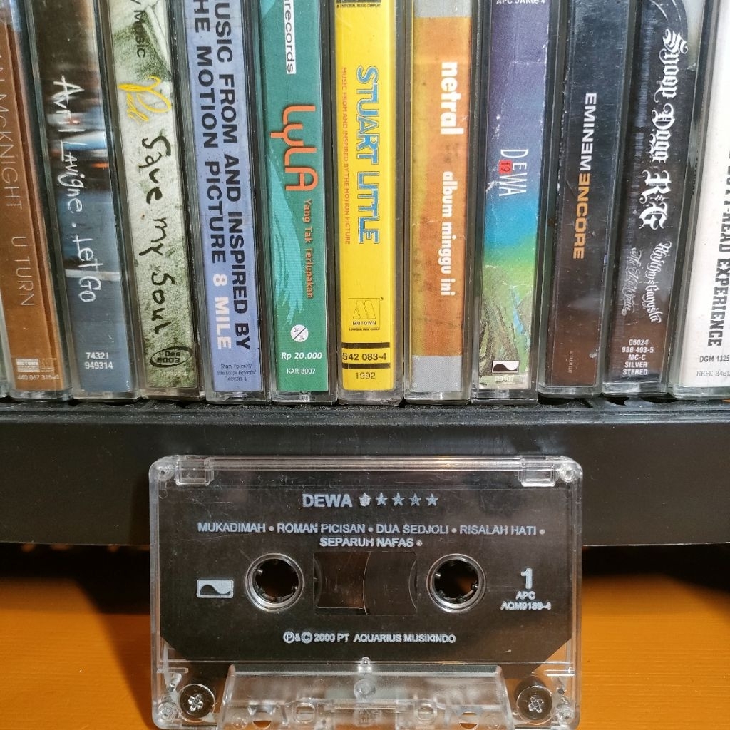 Kaset Pita Dewa Dewa19 Dewa 19 Bintang Lima hanya kaset