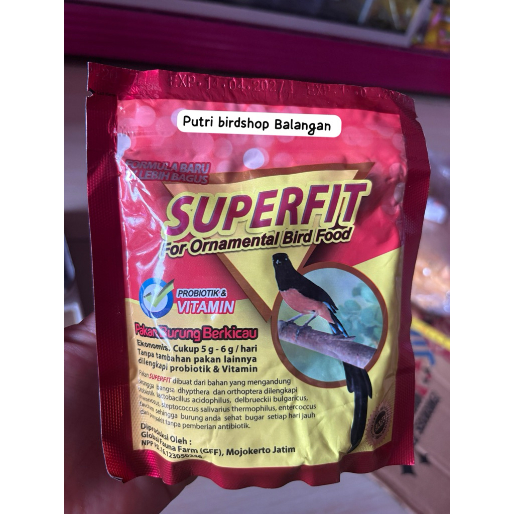 SUPERFIT RED pakan voer burung berkicau