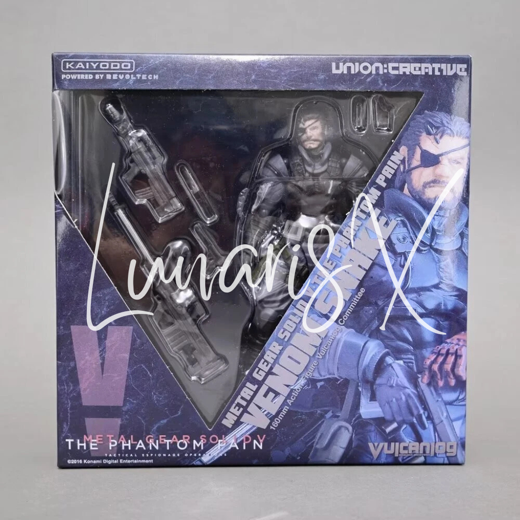 Revoltech Kaiyodo Vulcanlog Metal Gear Solid V The Phantom Pain Venom Snake Strike Sneaking Suit Act