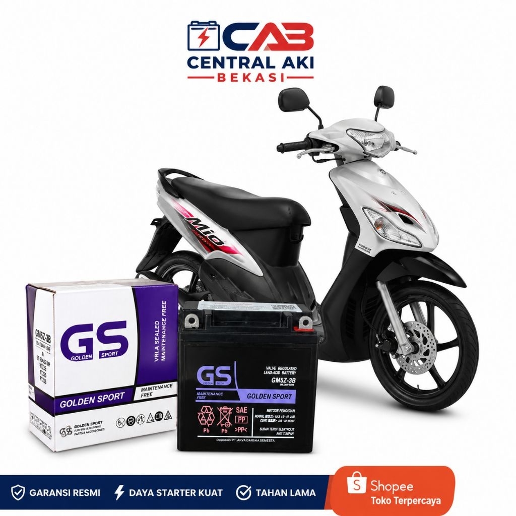 Aki kering GS SPORT GM5Z-3B Aki Mio sporty, Mio smile