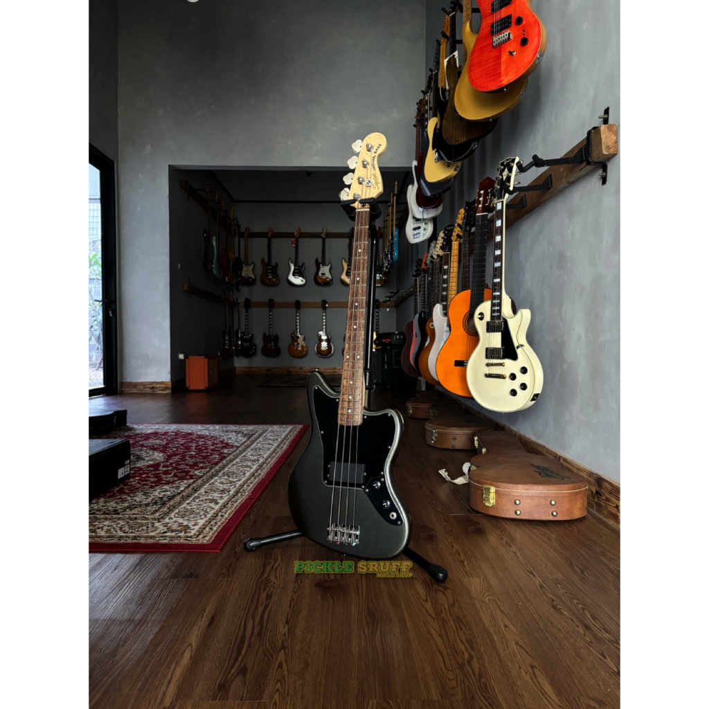 SQUIER AFFINITY JAGUAR BASS H CHARCOAL FROST METALLIC | BASS SQUIER BY FENDER JAGUAR BASS | SQUIER J