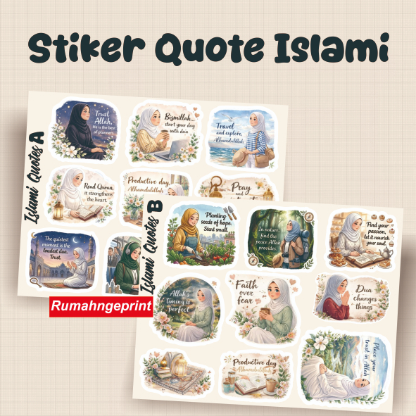 STIKER ISLAMI AESTHETIC DEKORASI JURNAL