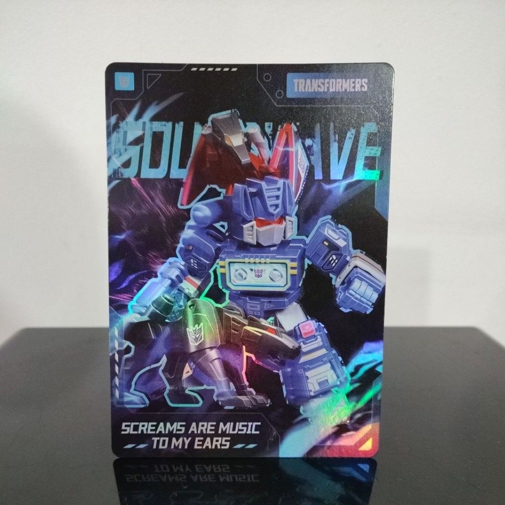 KARTU BLOKEES TRANSFORMERS DEFENDER SHOCKWAVE