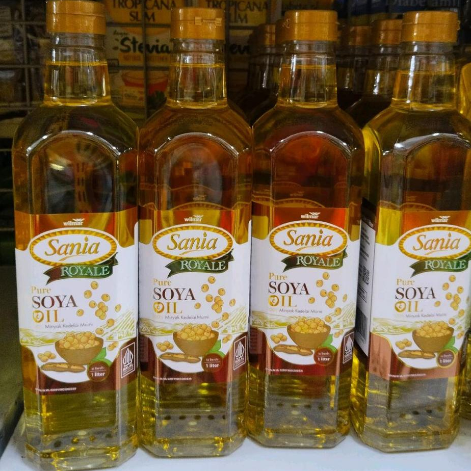Minyak Goreng Sania Royale Pure Soya Oil Minyak Soya Murni 1L - SURABAYA