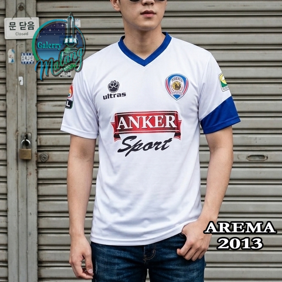 KAOS AREMA JERSEY AREMA 2013 AWAY PUTIH malang gallery online